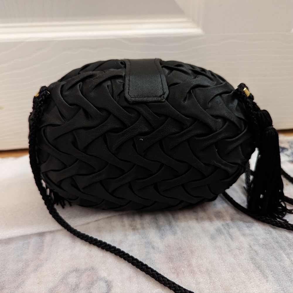 Black formal clutch